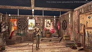 fallout 4 teen brunette in slutty tease fashion, showing off sexy curves