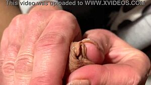 Foreskin Play Turns Hard with Handjob and Post-Cum Fun