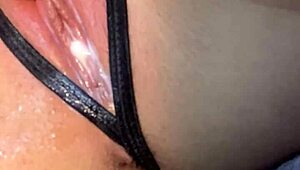 Petite girl cleans then plays with dildo in pov, giving jerk off instructions and showing pussy fun