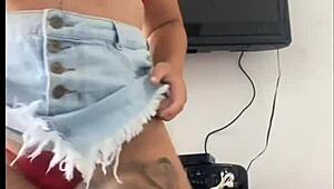 v�deo personalizado de exibi��o com sainha