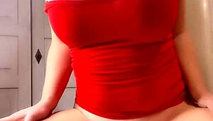 Hey, watch sexy blonde Lenushka doll flaunt big tits and perfect shaved pussy in close-up!