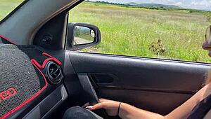 I can't believe my Latina neighbor flashed her tits for gas money!