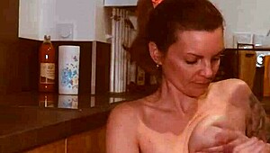 He fucks me on the kitchen counter