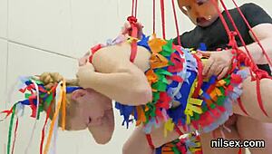 Slutty Sweetie Endures Painful Butthole Treatment in Brutal Asylum