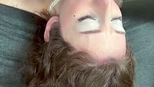 most extreme deepthroat facefuck of 2025 leaves her sloppy and breathless in close-up.