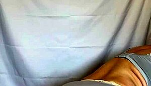 Japanese sailor uniform babe in sexy lingerie with shiny anal plug