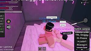 look at this hot roblox girl getting fucked with big tits