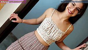 Public Elevator Blowjob Facial Cum Walker