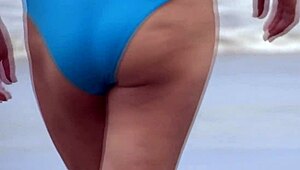 Latin Stepmom Goes Wild on Beach with Friend’s Son