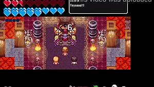 Blonde babe, let’s talk about that big cock anal creampie at home