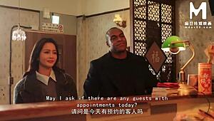 Modelmedia Asia展示黑人交换亚洲妻子