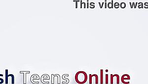 Teenage British Student in Lingerie Teased and Railed Hard in Interracial Cosplay