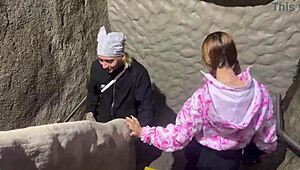 Scandalous Blowjob at Peñon de Guatape, Colombia, So Hot