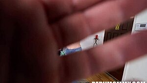 Stepmom Sydney Paige Milks Stepson with Intense Desire