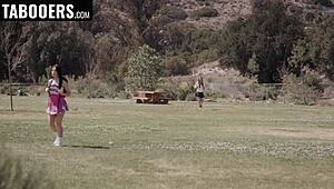 Teen lesbian, can I ride your pretty face while you lick me?