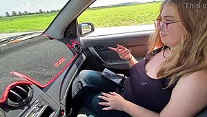 I can't believe my Latina neighbor flashed her tits for gas money!