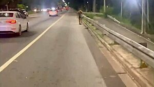 wife followed, and damn, i gave it good to a stranger in public