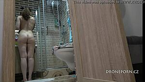 yo, you see petra, that cute tattooed teen in the bathroom on hidden cam?