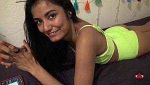 slammed and unloaded inside filipina girlfriend’s tight thigh gap hard