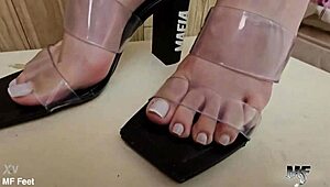 Stepping on Her Neck for Fun Brings Intense Latina Lesbian Domination