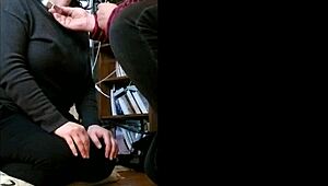 Sara Pacte in a Slave Collar Humiliation Scene