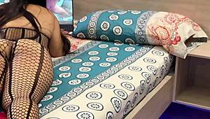 i found my perverted stepmother watching porn and fucked her hard until she swallowed my cum