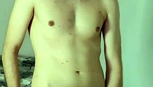 huge cum during solo masturbation on webcam