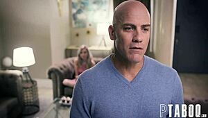 Wow! Lexi Lore gets daddy's special deep hug