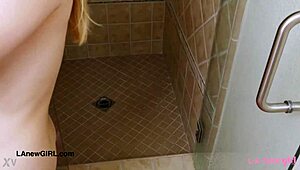 Hot teen blonde indulges in a steamy sensual bath. Her smooth moves in the tub captivate instantly.