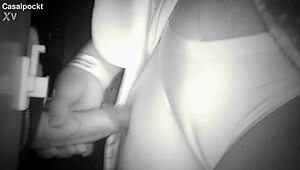 Glory hole adventure with a stranger's request