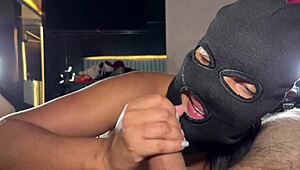 Latina teen in lingerie says 'fuck my ass and make me cum on your dick!'