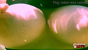 Blonde milf gets extremely horny in underwater pussy masturbation scenes