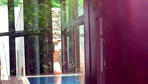 Spying on Two Girls Bathing, They Catch Me and Invite Me In