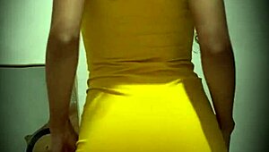 Ever seen a real hidden cam on a busty Colombian model?