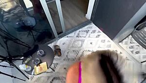 Big Black Cock Sucked On Street Before Game!