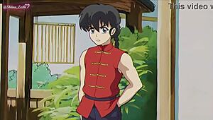 Hey, check out Ranma Saotome and Nabiki Tendo in wild hentai action