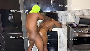 he fucked me so passionately standing doggy in the kitchen