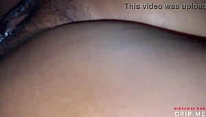 Curvy Ebony Amateur Tries Casting in USA Dorm for Natural Close-Up Action