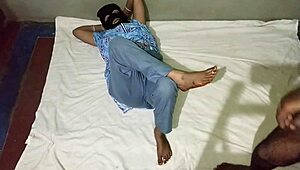 Indian College Couple Sex with Teasing Fat Pussy Lips Exposed