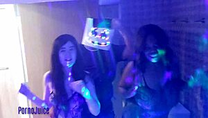 Hell Yeah! Watch This Wealthy African Couple Play with Tight Pussy Chinese Nanny!