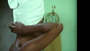 Kolchak the night stalker sexy ebony shower girl undresses in bathroom bedroom nude bathing high definition