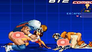 athena and chun li in anime dating game!