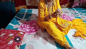 Indian Bridal Bhabhi's Insane Blowjob with Step Brother