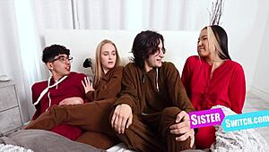 Swapping And Warming Eachothers Stepsisters