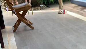 Spying on Two Girls Bathing, They Catch Me and Invite Me In