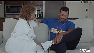 alex legend fills mature sara jay's bouncy ass