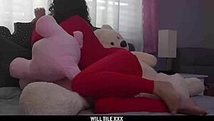 kinky babe satine summers gets double penetrated after sloppy bj 😈