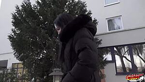 German Scout - Inked German Cougar Sara Deluxe First Time Casting