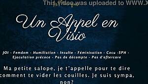 Un Appel en Visio - French Audio FEMDOM JOI Commands You to OBEY