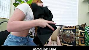 i'm so grateful for pounding my stepsis harper red in pov deepthroat handjob until orgasm, she's not my sister